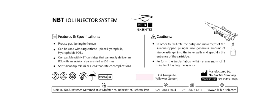 IOL DELIVERY SYSTEM