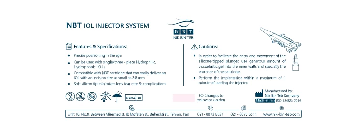 IOL DELIVERY SYSTEM