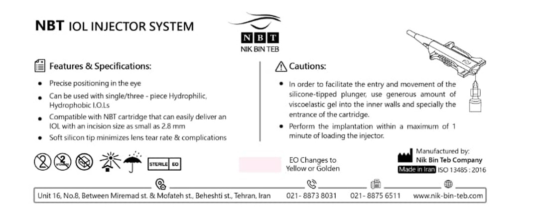 IOL DELIVERY SYSTEM